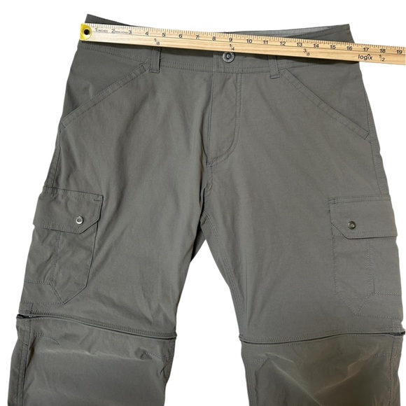 KÜHL Renegade Cargo Convertible Pants (Style 5138) – Dark Khaki, Men’s 32x30 - Picture 6 of 9